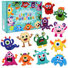 Little Monsters Craft Kit Set of 12 Sewing Kits