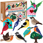 Wild Birds Sewing Craft Kit Set of 12