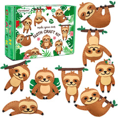 CiyvoLyeen Sloth Sewing Craft Kit for Kids