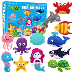 Sea Animals Sewing Kit Set of 12