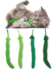 4PCS Green Bean Catnip Toys