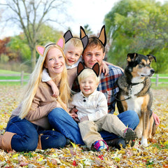 CiyvoLyeen 15 PCS Puppy Dogs Ear Headbands for Dogs Party