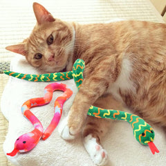 CiyvoLyeen Set of 3 Snake Catnip Toys Kitten Supplies