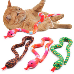 CiyvoLyeen Set of 3 Snake Catnip Toys Kitten Supplies