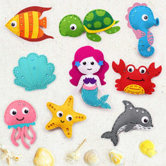 Sea Animals Sewing Kit Set of 12