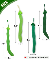 4PCS Green Bean Catnip Toys
