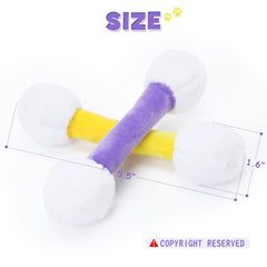 CiyvoLyeen Swabs Catnip Toys Set of 6 Soft Plush Cat Kicker Toys Interactive Kitty Kick Sticks for Cat Lovers Gift Sturdy Cat Teething Chew Toy for Cat