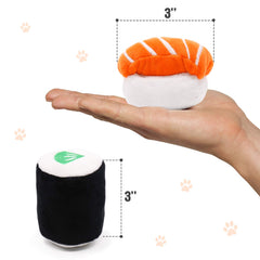 CiyvoLyeen 6 Pack Sushi Cat Toys with Catnip